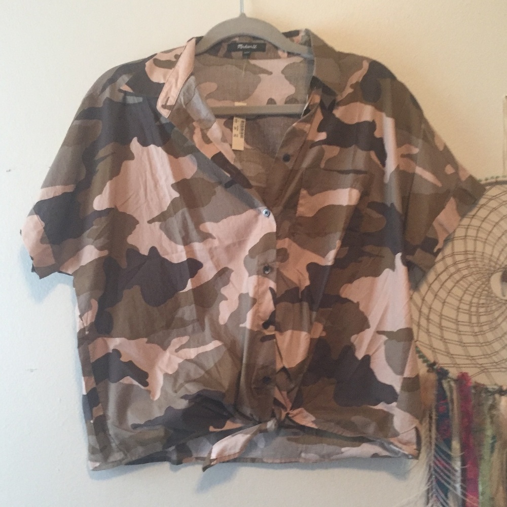Madewell Camo Button-up!